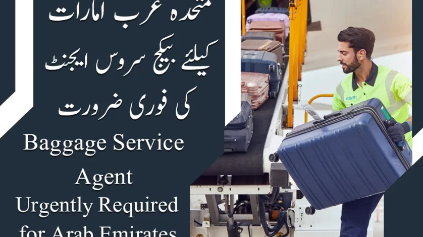 Baggage Services Agent Job in UAE
