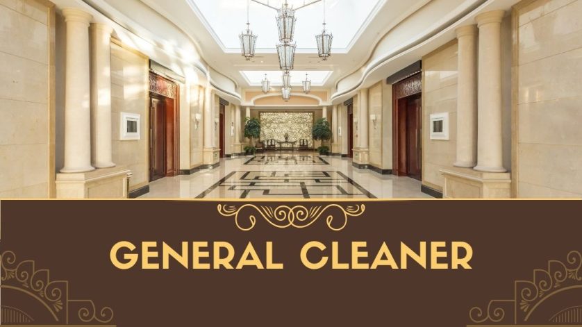 General Cleaner jobs in Dubai